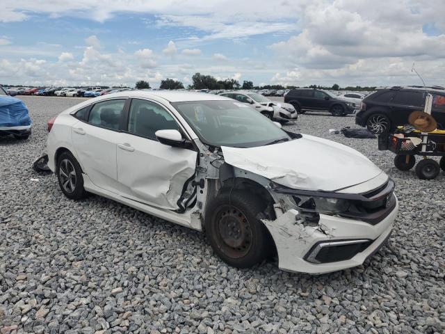 19XFC2F69KE017530 - 2019 HONDA CIVIC LX WHITE photo 4