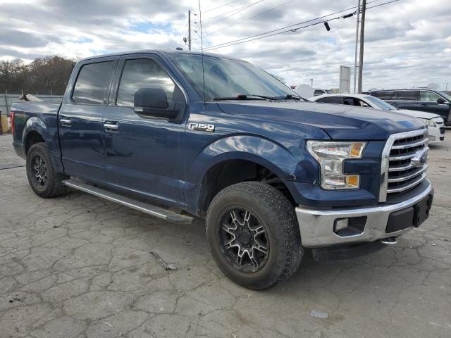 1FTEW1EF8GKF08318 - 2016 FORD F150 SUPERCREW BLUE photo 4