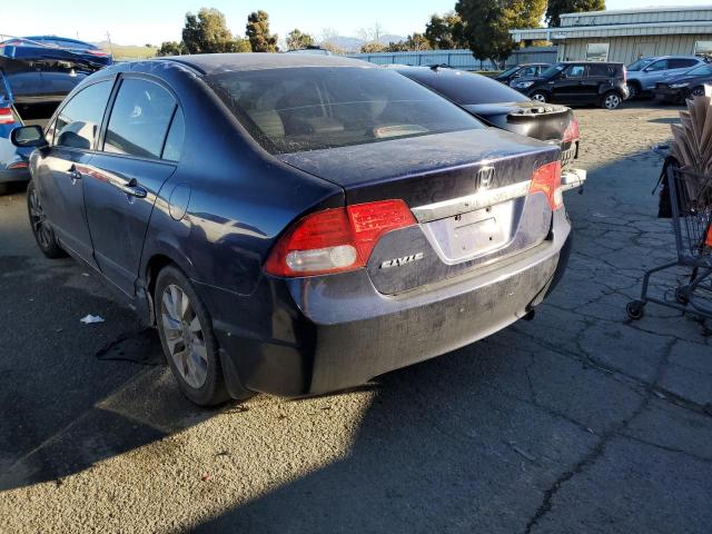 2HGFA1F92AH519293 - 2010 HONDA CIVIC EXL BLUE photo 2