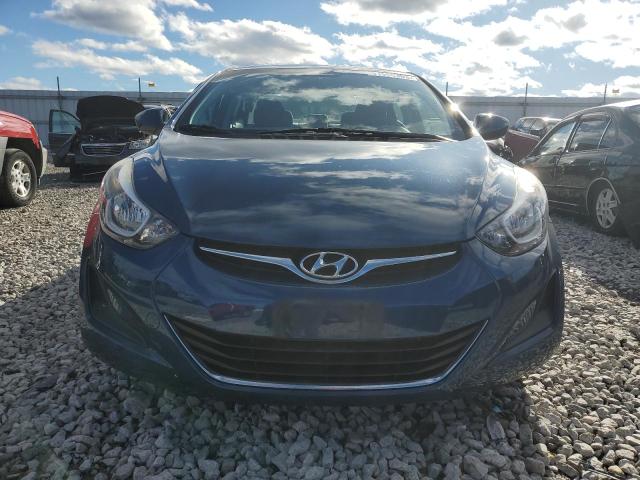 KMHDH4AE2FU279282 - 2015 HYUNDAI ELANTRA SE BLUE photo 5