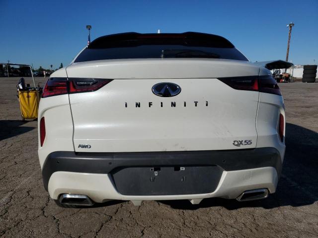 3PCAJ5JR7PF106484 - 2023 INFINITI QX55 LUXE WHITE photo 6