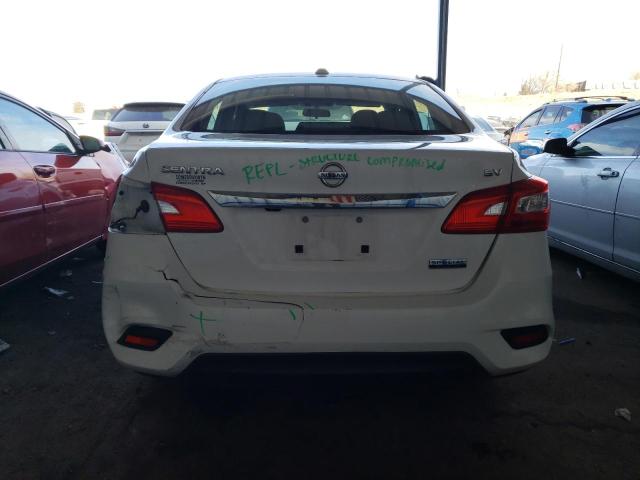 3N1AB7AP1KY271065 - 2019 NISSAN SENTRA S WHITE photo 6