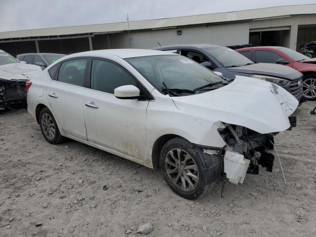 3N1AB7AP8KY320391 - 2019 NISSAN SENTRA S WHITE photo 4