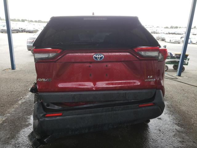 4T3MWRFV0PU082955 - 2023 TOYOTA RAV4 LE MAROON photo 6