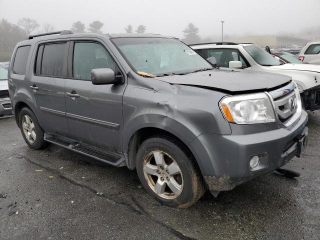 5FNYF4H75BB092513 - 2011 HONDA PILOT EXLN GRAY photo 4