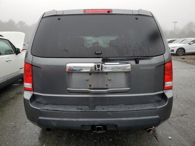 5FNYF4H75BB092513 - 2011 HONDA PILOT EXLN GRAY photo 6