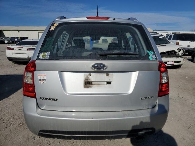 KNAFG526177121557 - 2007 KIA RONDO LX SILVER photo 6