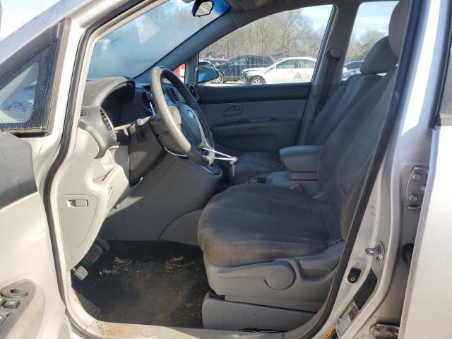 KNAFG526177121557 - 2007 KIA RONDO LX SILVER photo 7