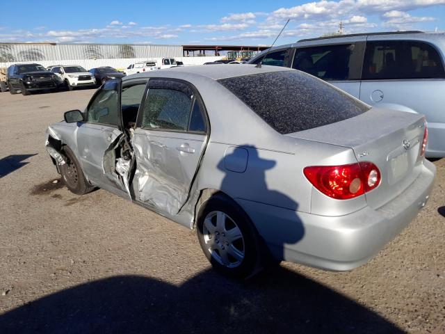 JTDBR32E860069973 - 2006 TOYOTA COROLLA CE SILVER photo 2