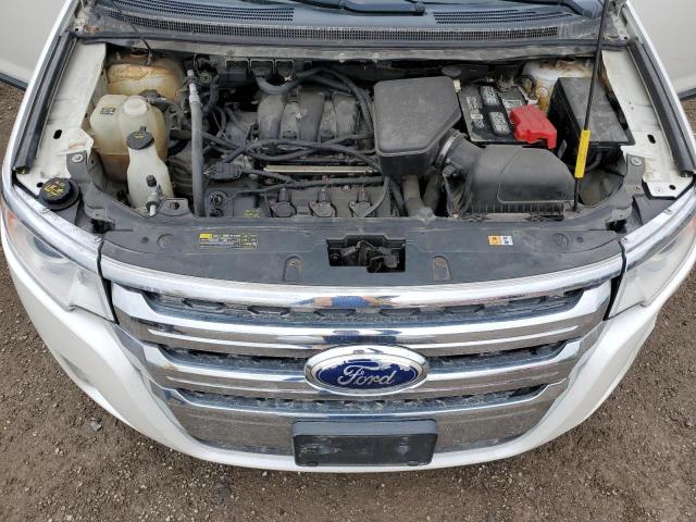 2FMDK3JC9DBC82273 - 2013 FORD EDGE SEL WHITE photo 12