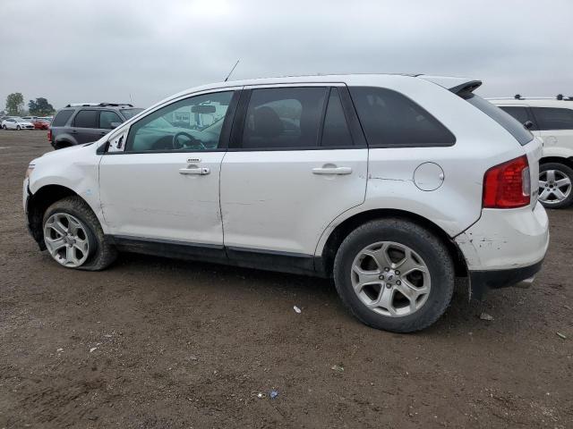 2FMDK3JC9DBC82273 - 2013 FORD EDGE SEL WHITE photo 2