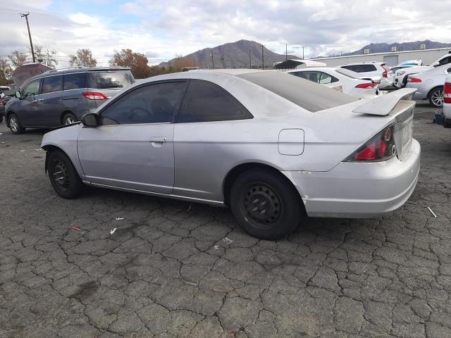 1HGEM21582L044069 - 2002 HONDA CIVIC LX SILVER photo 2