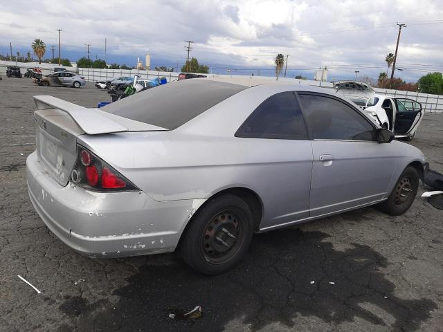 1HGEM21582L044069 - 2002 HONDA CIVIC LX SILVER photo 3