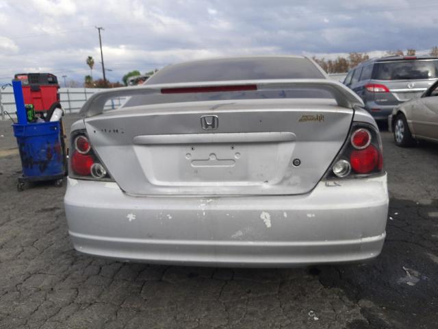 1HGEM21582L044069 - 2002 HONDA CIVIC LX SILVER photo 6