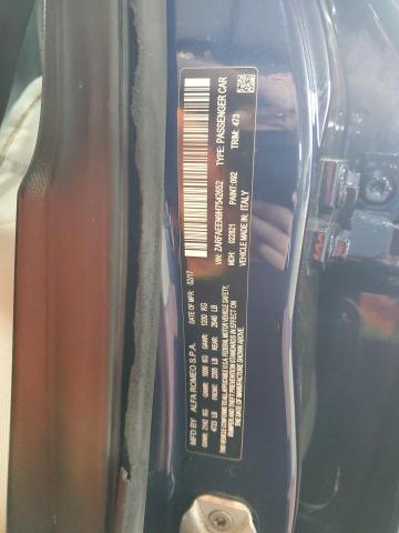 ZARFAEEN9H7542652 - 2017 ALFA ROMEO GIULIA TI Q4 BLUE photo 13