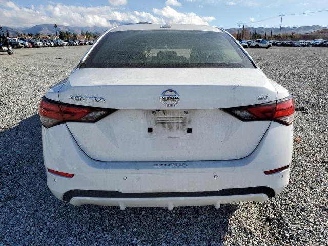 3N1AB8CV7LY278749 - 2020 NISSAN SENTRA SV WHITE photo 6