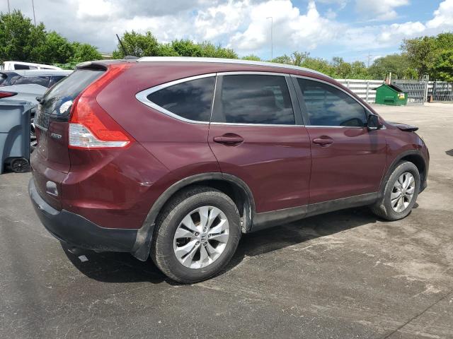 5J6RM4H78CL062957 - 2012 HONDA CR-V EXL 勃艮第红 照片 3