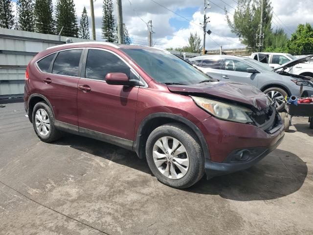 5J6RM4H78CL062957 - 2012 HONDA CR-V EXL 勃艮第红 照片 4