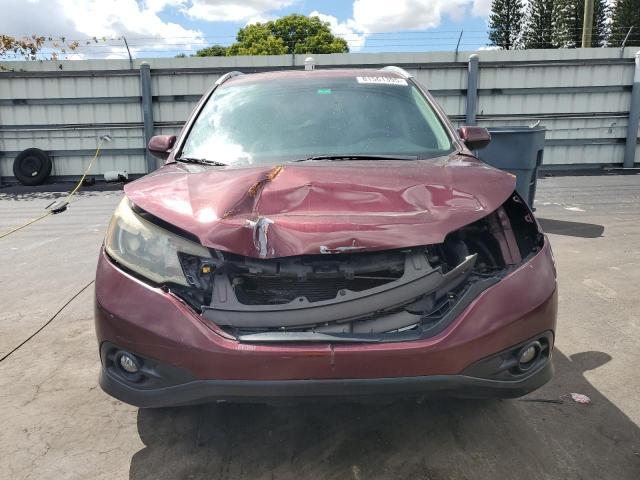 5J6RM4H78CL062957 - 2012 HONDA CR-V EXL 勃艮第红 照片 5