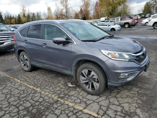 5J6RM4H92FL064824 - 2015 HONDA CR-V TOURING GRAY photo 4