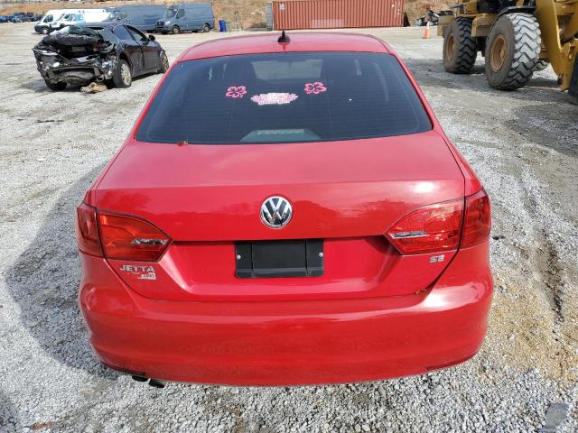 3VWD17AJ8EM247508 - 2014 VOLKSWAGEN JETTA SE RED photo 6