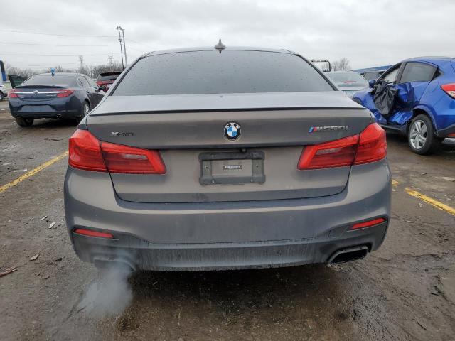 WBAJB9C5XJB035898 - 2018 BMW M550XI GRAY photo 6