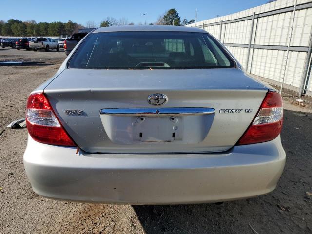 JTDBE32KX40264293 - 2004 TOYOTA CAMRY LE SILVER photo 6