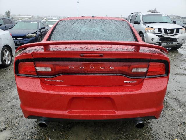 2C3CDXEJXDH567785 - 2013 DODGE CHARGER SRT-8 RED photo 6