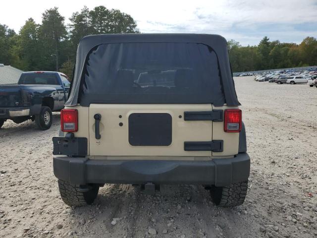1J4GA2D10BL546173 - 2011 JEEP WRANGLER SPORT CREAM photo 6