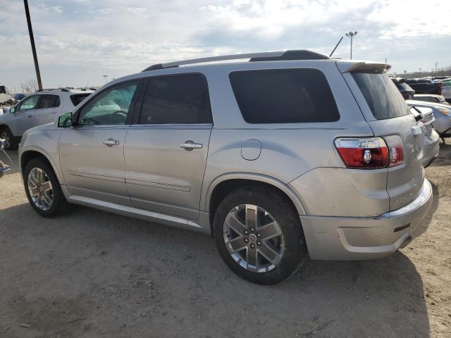 1GKKRTED8CJ154518 - 2012 GMC ACADIA DENALI SILVER photo 2