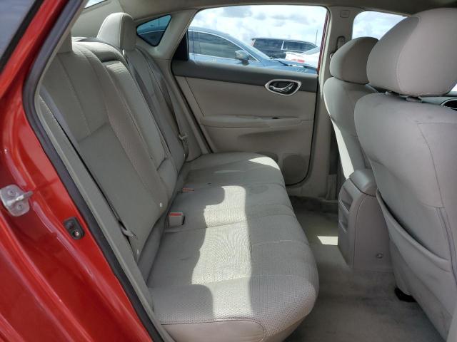 3N1AB7APXDL797419 - 2013 NISSAN SENTRA S RED photo 10