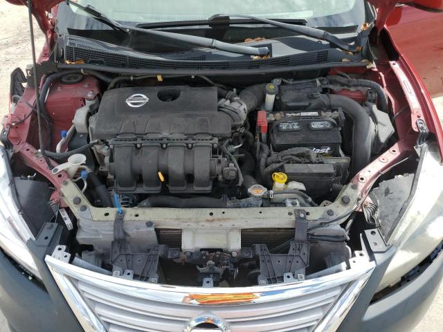 3N1AB7APXDL797419 - 2013 NISSAN SENTRA S RED photo 11