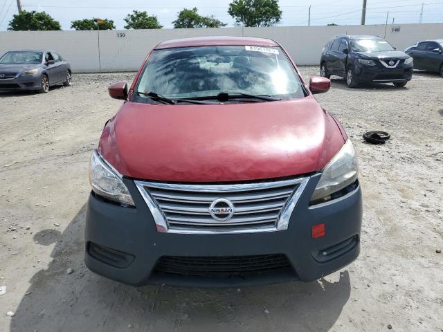 3N1AB7APXDL797419 - 2013 NISSAN SENTRA S RED photo 5