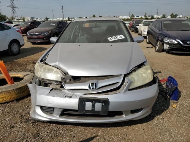 2HGES26724H527380 - 2004 HONDA CIVIC EX SILVER photo 5