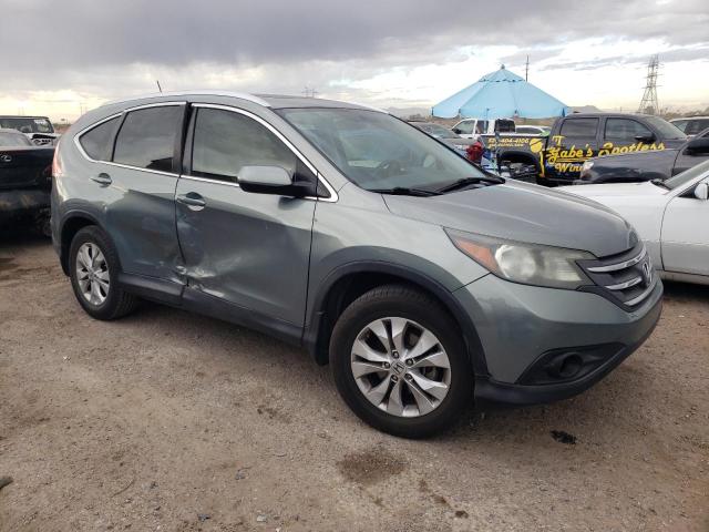 JHLRM3H71CC006488 - 2012 HONDA CR-V EXL TEAL photo 4