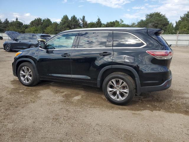5TDJKRFH5ES006686 - 2014 TOYOTA HIGHLANDER XLE BLACK photo 2