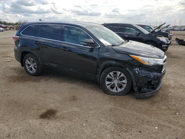 5TDJKRFH5ES006686 - 2014 TOYOTA HIGHLANDER XLE BLACK photo 4