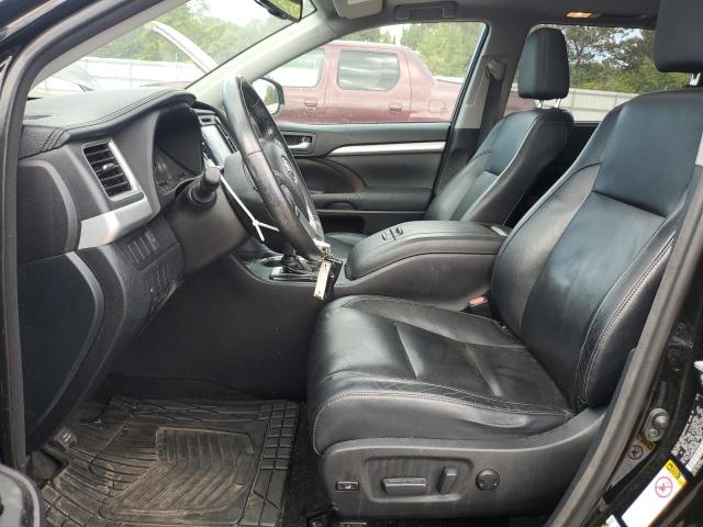 5TDJKRFH5ES006686 - 2014 TOYOTA HIGHLANDER XLE BLACK photo 7