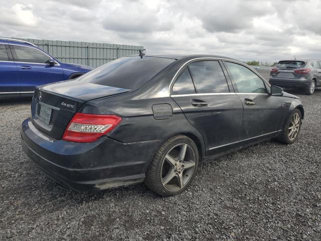 WDDGF8BB8AF376833 - 2010 MERCEDES-BENZ C 300 4MATIC BLACK photo 3