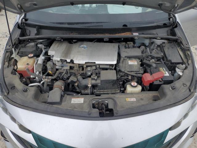JTDKARFPXJ3093463 - 2018 TOYOTA PRIUS ვერცხლისფერი ფოტო 11
