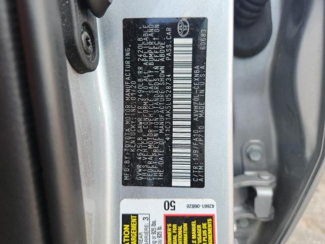 4T1C31AK5LU528734 - 2020 TOYOTA CAMRY LE SILVER photo 12