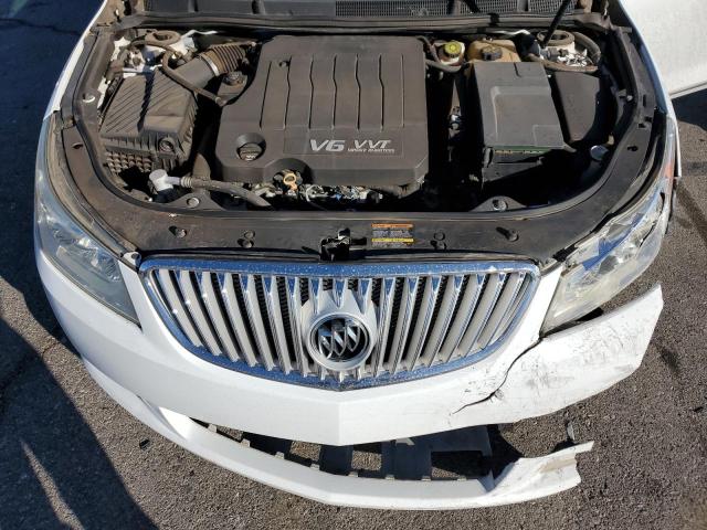 1G4GE5EV1AF324621 - 2010 BUICK LACROSSE CXS WHITE photo 11