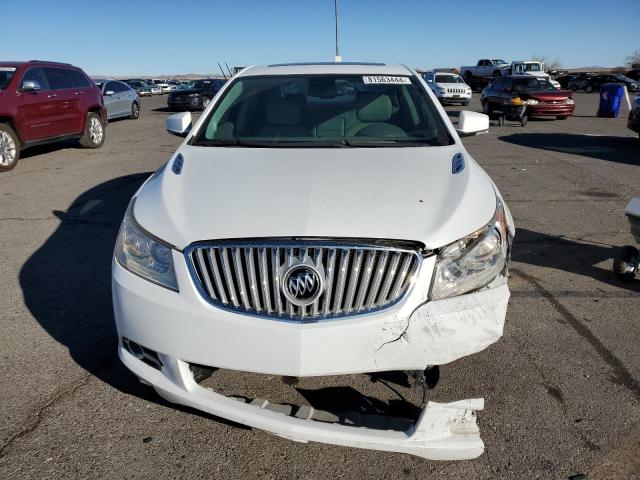 1G4GE5EV1AF324621 - 2010 BUICK LACROSSE CXS WHITE photo 5