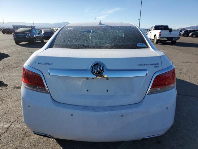1G4GE5EV1AF324621 - 2010 BUICK LACROSSE CXS WHITE photo 6