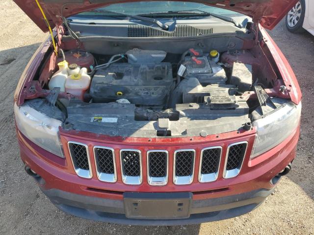 1C4NJDBB7ED926775 - 2014 JEEP COMPASS SPORT Czerwony zdjęcie 12