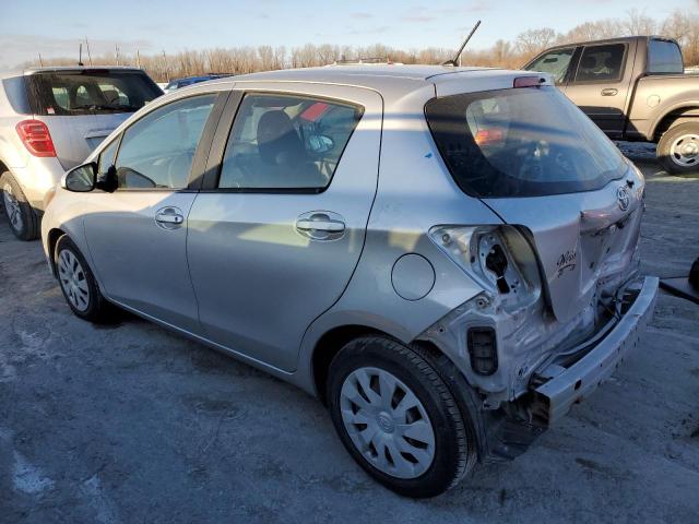 VNKKTUD35FA020007 - 2015 TOYOTA YARIS SILVER photo 2