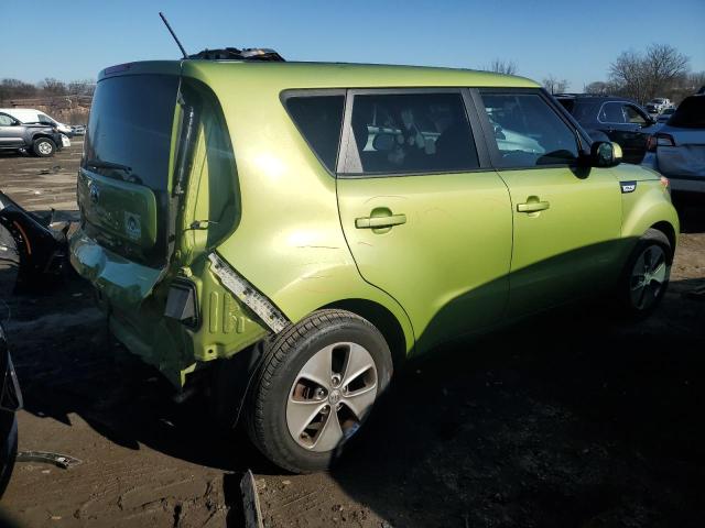 KNDJN2A20F7783175 - 2015 KIA SOUL GREEN photo 3