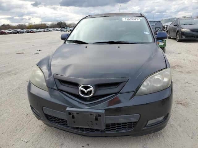 JM1BK143871625277 - 2007 MAZDA 3 HATCHBACK BLACK photo 5