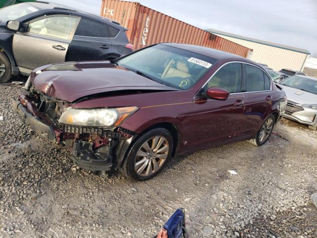 1HGCP2F87CA132593 - 2012 HONDA ACCORD EXL BURGUNDY photo 1