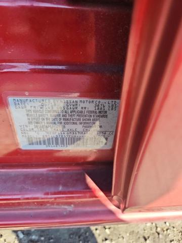 3N1AB7AP5JY328205 - 2018 NISSAN SENTRA S RED photo 12